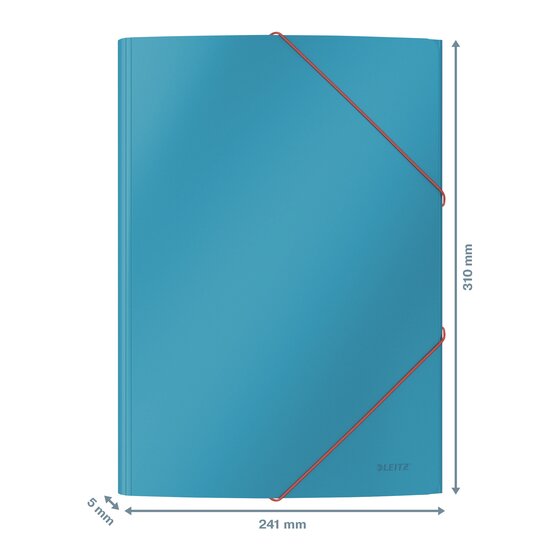 Leitz Cosy 3 Flap Folder – Card A4 Blue
