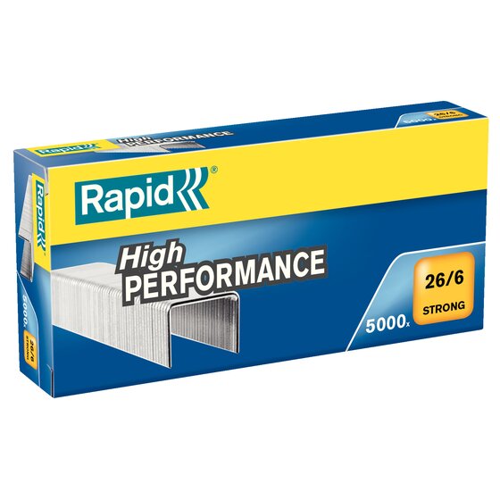 Rapid 26/6mm Superstrong Staples – Box of 5,000