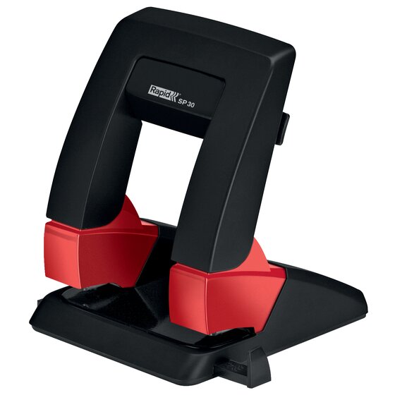 RAPID SP30 2-Hole Punch (Black/Graphite) – 30-Sheet Press Less Technology