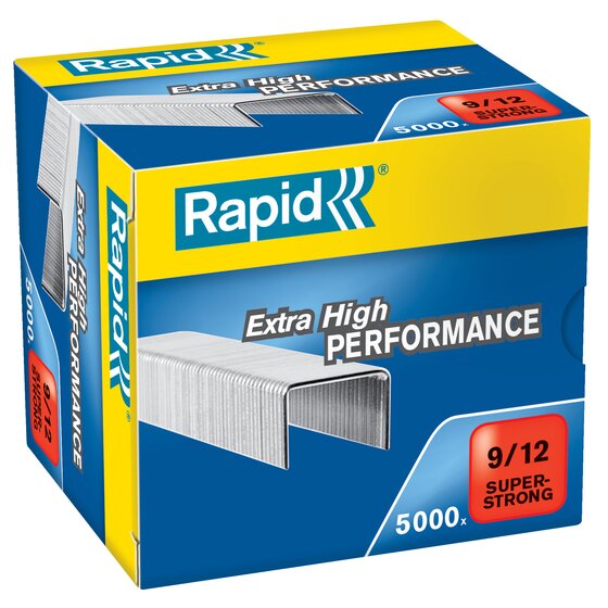 Rapid Superstrong Staples 9/12mm – Box of 5,000