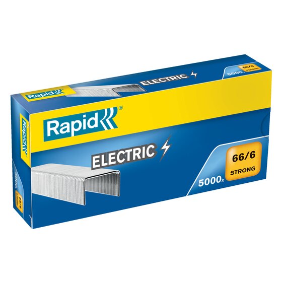 Rapid 66/6mm Strong Staples – Box of 5,000 (Electric Stapler)