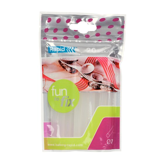 RAPID 7mm Multi-Purpose Glue Gun Sticks (Clear) – Quick Fix & Repair
