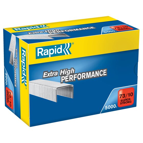 RAPID 73/10mm Superstrong Staples – Box of 5,000 (Galvanised Wire)
