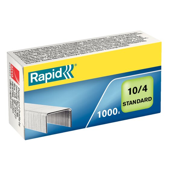 Rapid 10/4mm Strong Staples – Box of 1,000 (0272640)