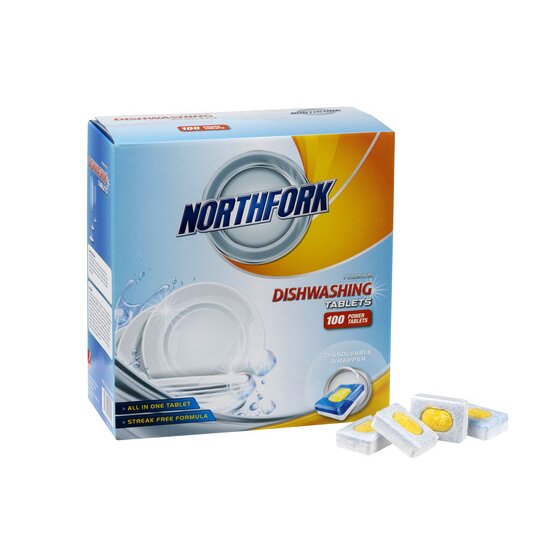 Northfork All-in-One Dishwashing Tablets – Box of 100
