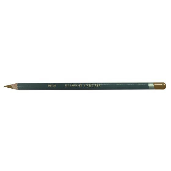 Derwent Artists Pencil – Bronze 5200 | Round Barrel Colour-Grade Drawing Pencil