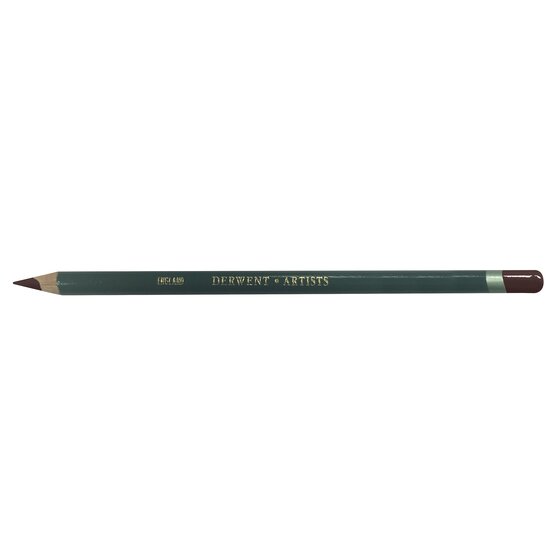 Derwent Artists Pencil – Burnt Carmine 6500