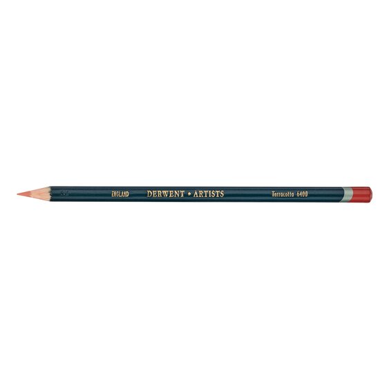 Derwent Artists Pencil – Terracotta 6400 | Colour-Grade Drawing Pencil