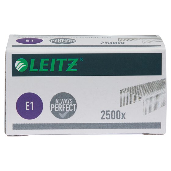 Leitz Staple E1 – 2,500 Pack, 5 mm Leg | For Leitz WOW Battery Stapler 55661101