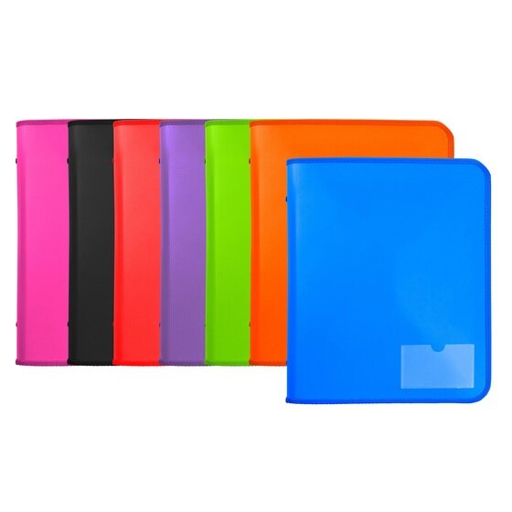 Marbig Zipper Binder with Tech Case – 25mm, 2D, Black