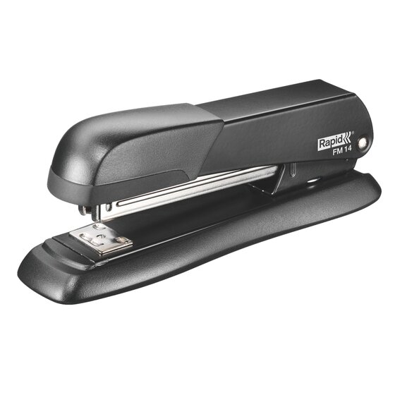 Rapid FM14 All-Metal Stapler – 25-Sheet Capacity with Tacking & Pinning Modes | Black