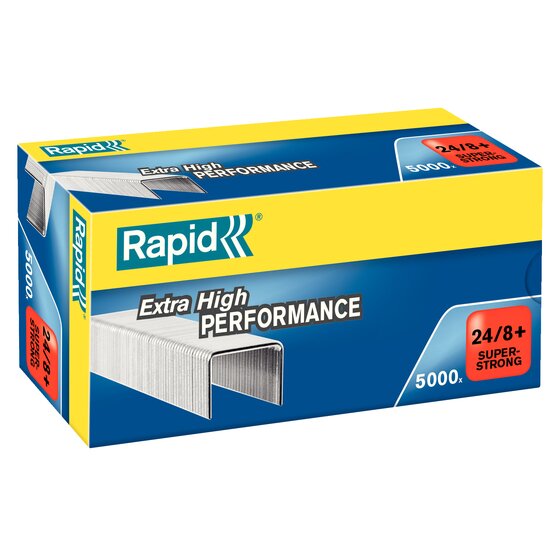 Rapid 24/8mm Superstrong Staples – Box of 5,000 (0180064)