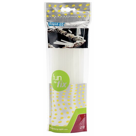 Rapid 12mm Multi-Purpose Glue Gun Sticks – Pack of 10