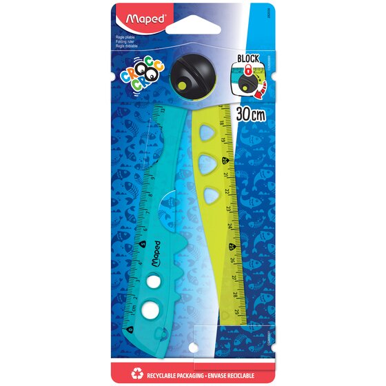 Maped Croc Croc Foldable Ruler 15/30cm