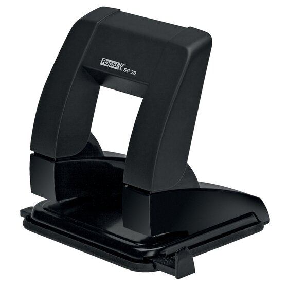 Rapid Punch 2H SP20 – 20-Sheet Black/Graphite | Press Less Technology