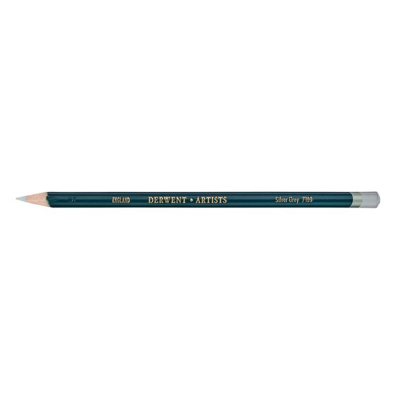 Derwent Artists Pencil – Silver Grey 7100 | Round Barrel, Colour Grade for Drawing & Sketching