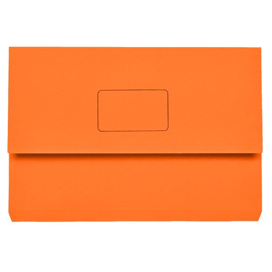 Marbig Slimpick Foolscap Document Wallet – Orange