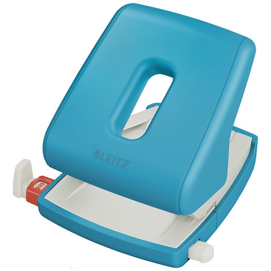 LEITZ Cosy 2-Hole Punch, 30 Sheets, Calm Blue