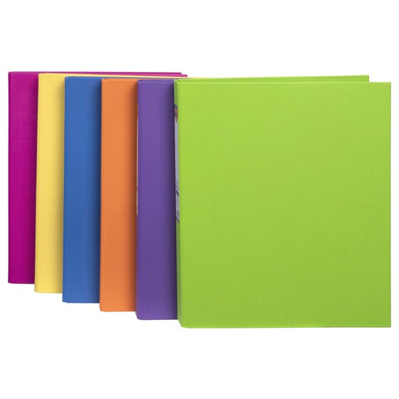 Marbig Ring Binder A4 25mm 2-D Ring – Polyethylene, Assorted Colours