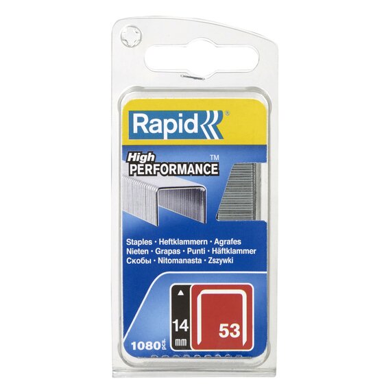 RAPID TOOLS Finewire Staples 53/14mm – Box of 1080 | Textile & Labelling Staples