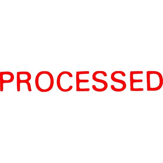 XSTAMPER CX-BN 1314 Processed Red Stamp – Pre-Inked, Re-Inkable, Soft Grip