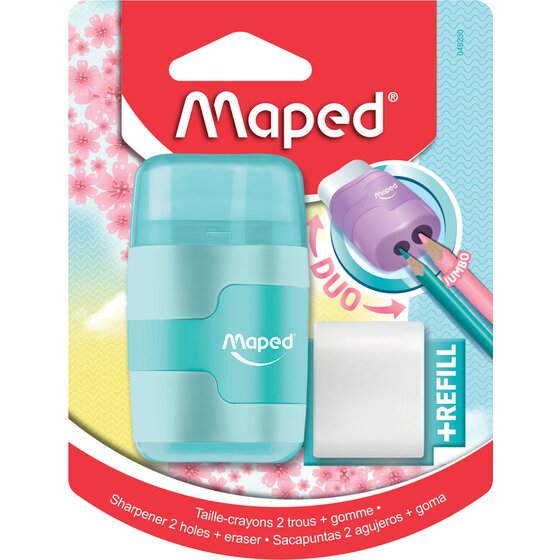 Maped Connect Sharpener & Eraser – Pastel