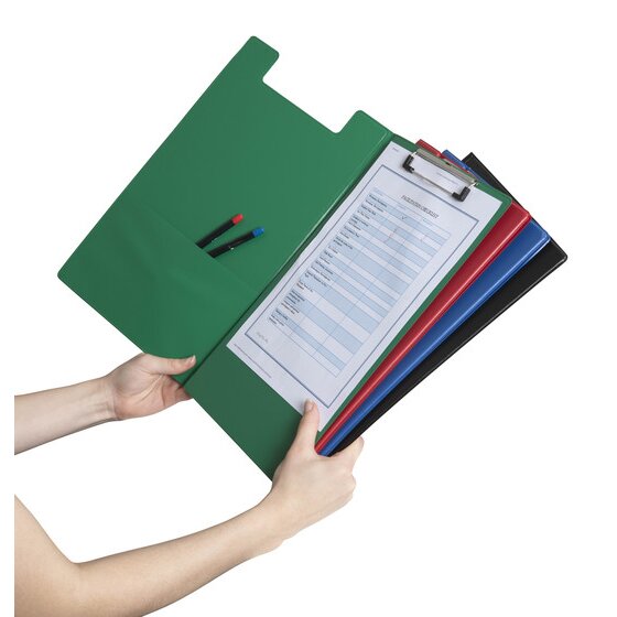Marbig PP Clipfolder – Foolscap, Assorted Colours | Office & Home Document Organiser