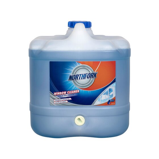 Northfork Window and Glass Cleaner 15L – High-Volume Streak-Free Cleaner