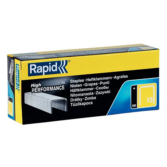 RAPID TOOLS Finewire Staples 13/10mm – Box of 5000 for Textile Labelling