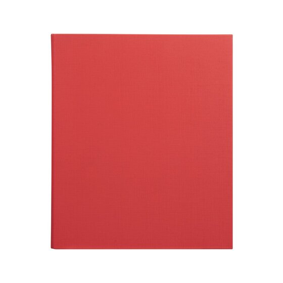 Marbig A4 Ring Binder – 25mm 3D Polyethylene Rings, Red