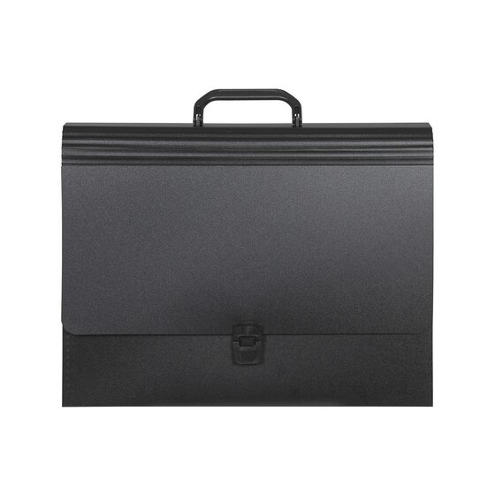 Marbig Expanding Case – Foolscap, 26 Pockets, Black