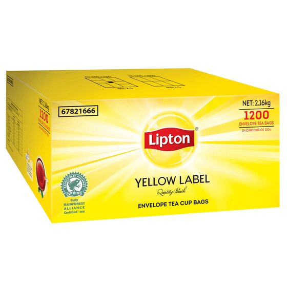 Lipton Yellow Label Tea Bags – Envelope 1200 Pack