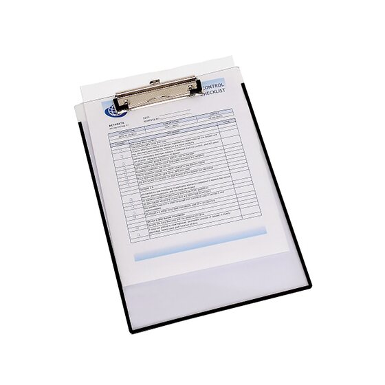 Marbig Clearview Clipboard with Insert Cover – A4