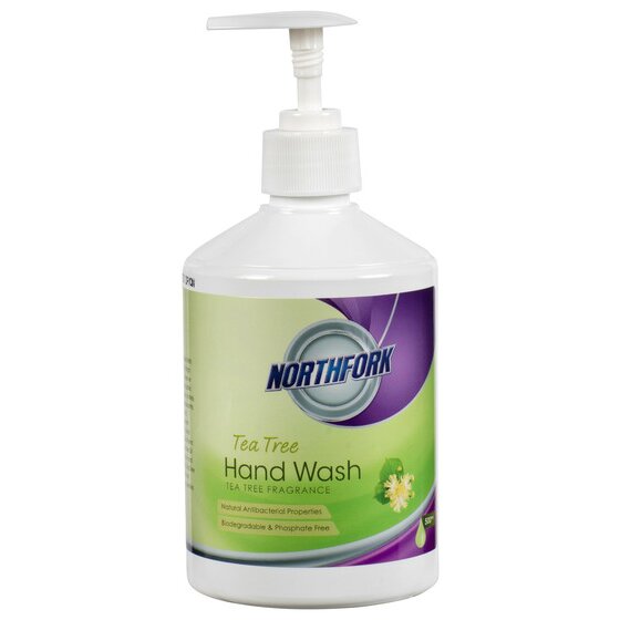 Northfork Liquid Hand Wash with Tea Tree Oil 500ml – Pearlescent Formula, Rich Lather