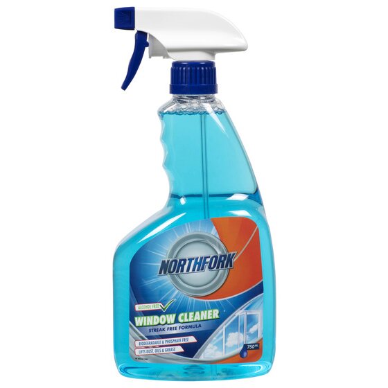 Northfork Window & Glass Cleaner Alcohol Free 750ml
