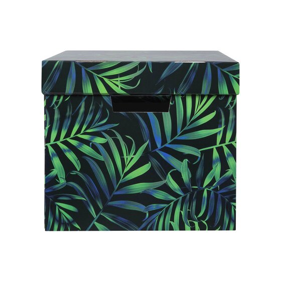 Marbig Archive Box – Midnight Palm Pattern
