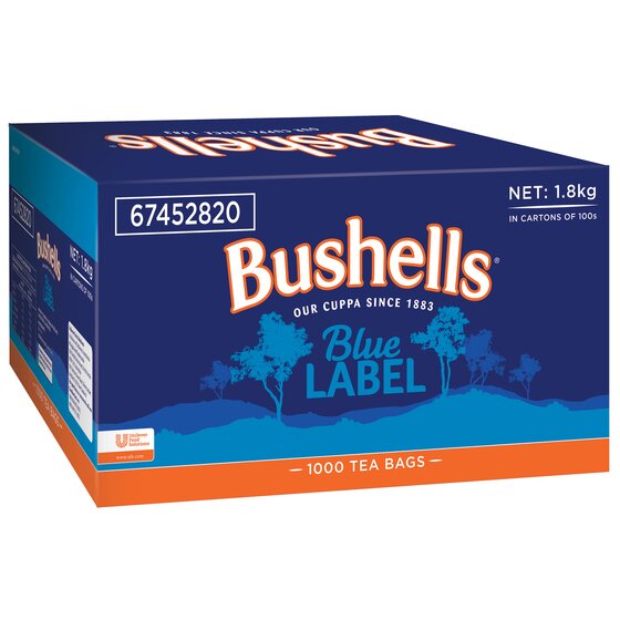 Bushells Blue Label Tea Bags – Box of 1000