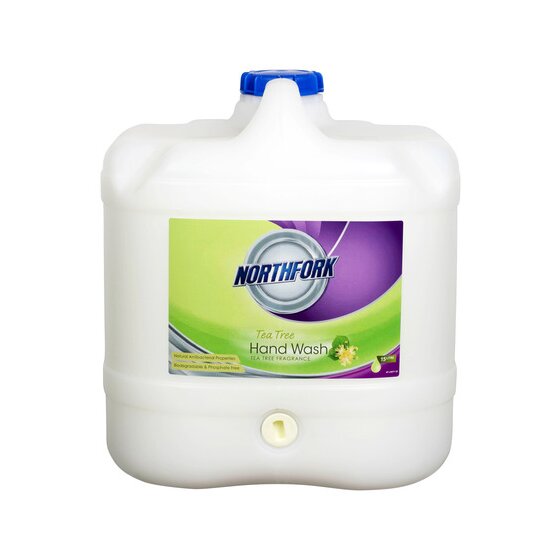 Northfork Liquid Hand Wash with Tea Tree Oil 15L – Pearlescent Formula, Large Commercial Format