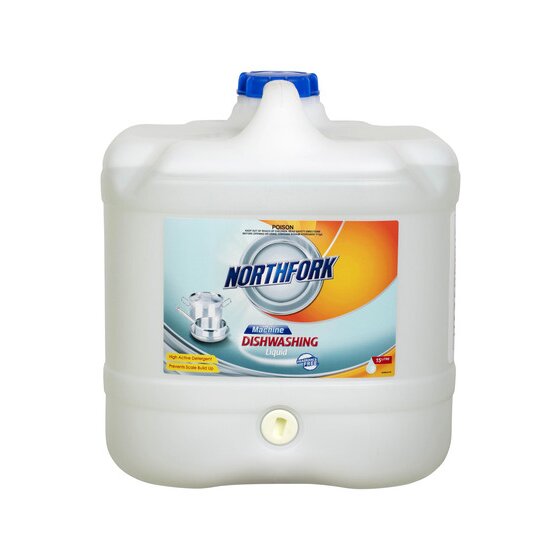 Northfork Machine Dishwashing Liquid 15L – Commercial Grease-Cutting Detergent for Dishwasher Dispensers