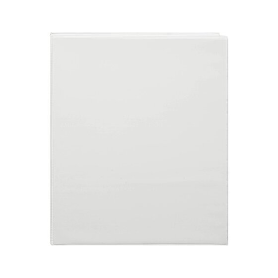 Marbig Clearview Insert Binder A4 19mm 2-Ring White – Acid-Free Copy-Safe Polypropylene