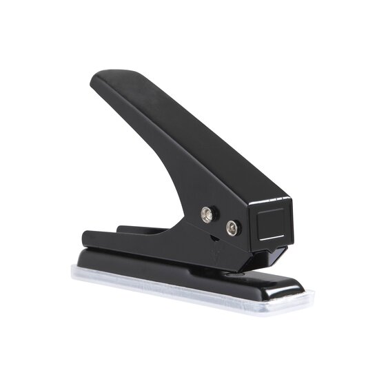 REXEL 1-Hole Punch – 19 Sheet Capacity – Black