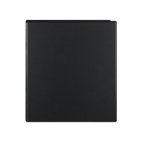 Marbig Clearview A4 Lever Arch File – Black – 100% Recycled Board with Insert Cover