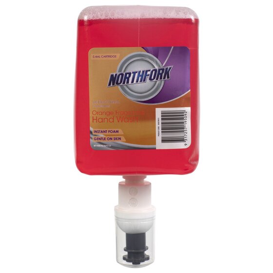 Northfork Foaming Hand Wash | Orange | Antibacterial | 0.4ml Pump