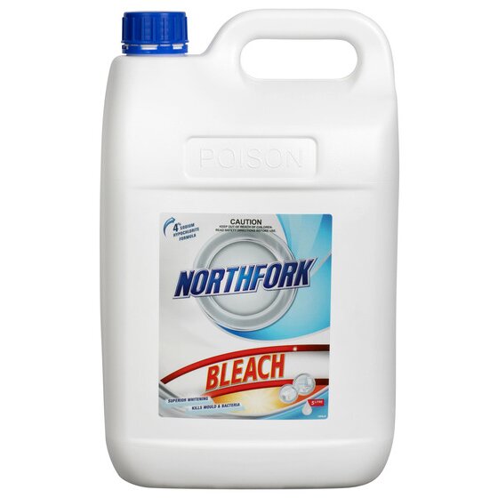 Northfork Bleach 5L – Chlorine Cleaning & Disinfectant for Home and Workplace