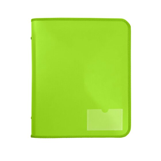 Marbig Zipper Binder with Tech Case – 25mm Two-Ring | Lime