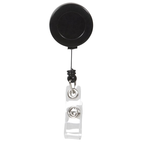 Rexel ID Retractable Card Holder with Strap – Black