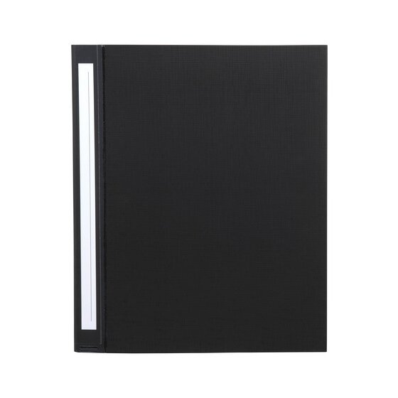Marbig Deluxe Ring Binder – A4, 25mm 4-Ring, Black PE