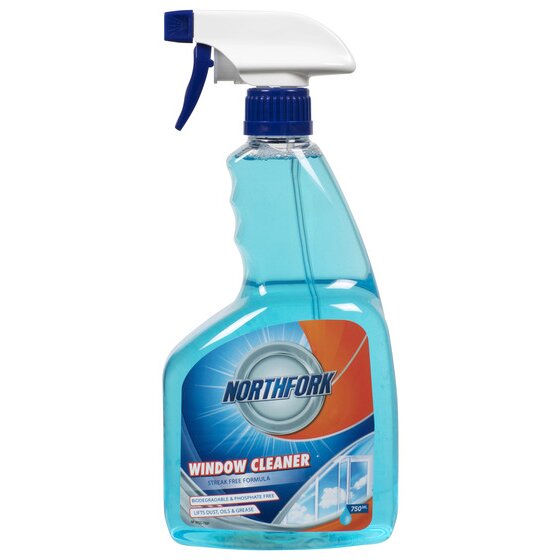 Northfork Window and Glass Cleaner 750ml – Streak-Free, Ready-to-Use