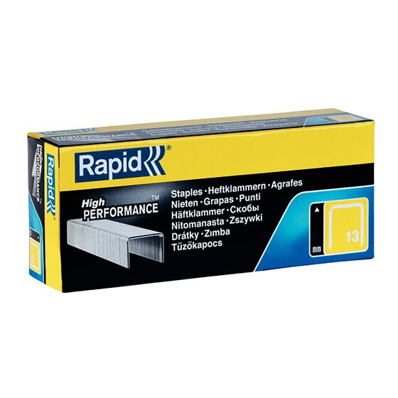 RAPID TOOLS Finewire Staples 13/8mm – Box of 5000 for Textile Labelling