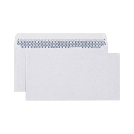 Cumberland Secretive Envelope | 90gsm DL 110x220mm White | Box of 500